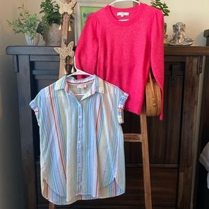 LOFT bright blouse bundle!